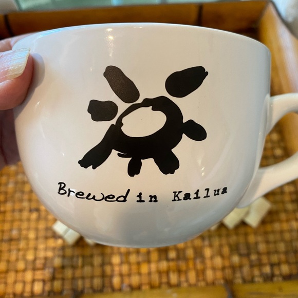 Extra Large Brewed In Kailua White & Black Coffee Mug ☕️ - Picture 3 of 5